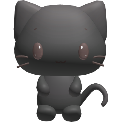 🍀 masyumaro kawaii neko kitty plush black Roblox item