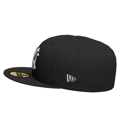 Outsized NY Sideways Fitted Cap Black Roblox item