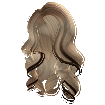 Long Lush Curls in Blonde with Streaks Roblox item
