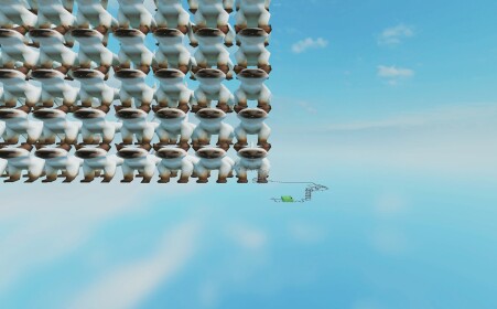 cart ride into 64 buffed cats