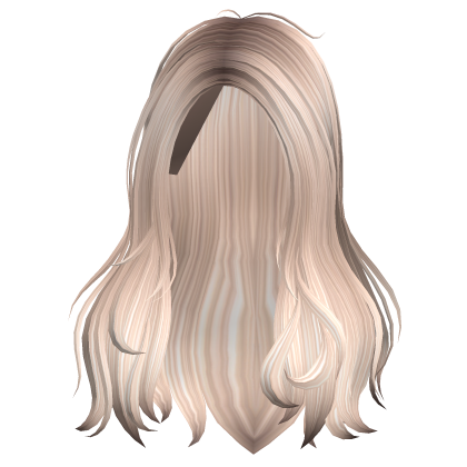 Messy Long Oceanic Wavy Hair (Platinum) Roblox item