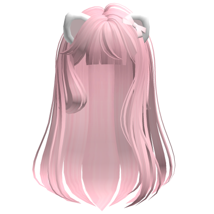 Cute Cat Hair (Pink) Roblox item