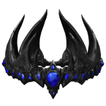 🖤Wicked Gothic Sapphire Darken Crown🖤