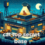Cat top secret base