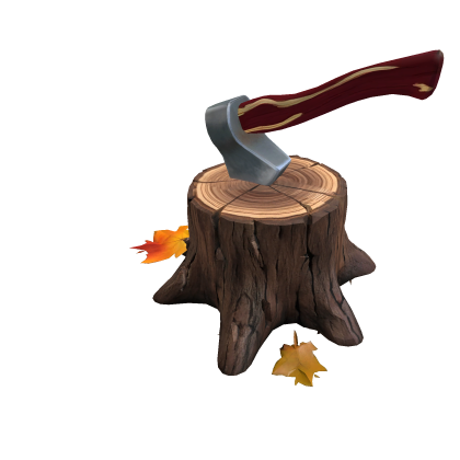 Fall Stump with Axe