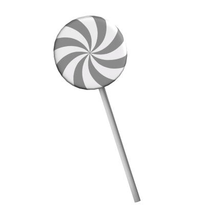 gray christmas candy lollipop