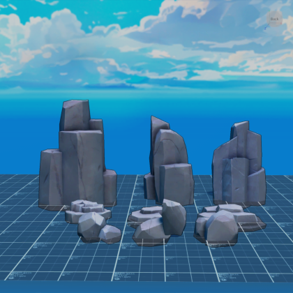  Stylized Rock Pack 