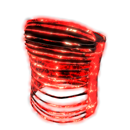 [Emissive] Ripped Layered Top (Red & Black)
