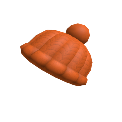 Bright Orange Pumpkin Beanie