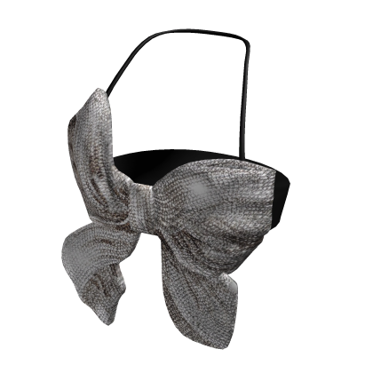 Rhinestone Bow Top | Silver