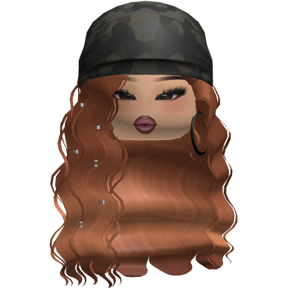 Crimped Waves W/ Boho Bandana Ginger V2 Roblox item