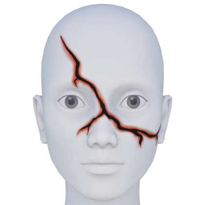 Orange Lightning Void Scar Right
