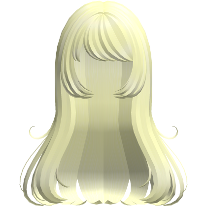 Long Flowy Yellow Hair  Roblox item