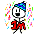 1M Visits Stickman