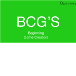 Beginning Game Creators