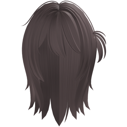 ♡ sweet overgrown vkei hair w/ ponytail in milktea Roblox item