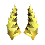 Shiny Gold Horns of Power