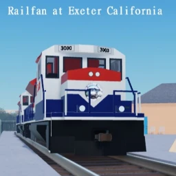 Railfan at Exeter California icon