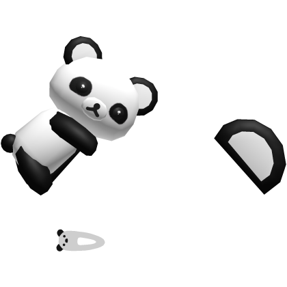 Cute Panda Plush Ears & Hair Clip