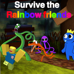 Survive the rainbow friends!! (DOORS UPDATE!!)