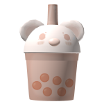 brown boba bear