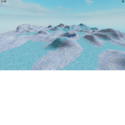 The snow island and snow mine