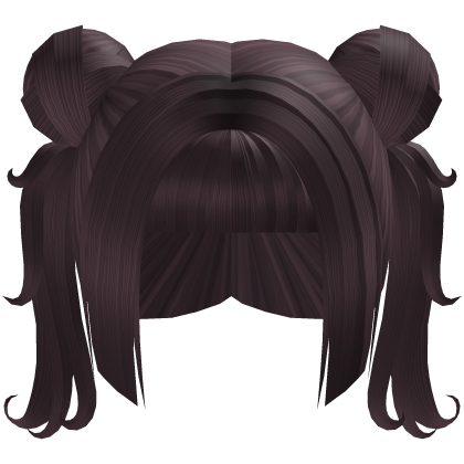 summer anime girl bun pigtails ♡ Roblox item