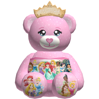 𑣲 Jumbo pink princess . . teddy bear Roblox item