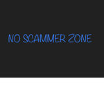 Scammer Police Department “No scammer zone”
