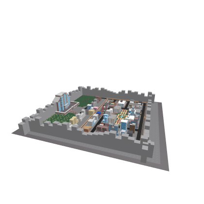 urban city road street park shop house car map rp
