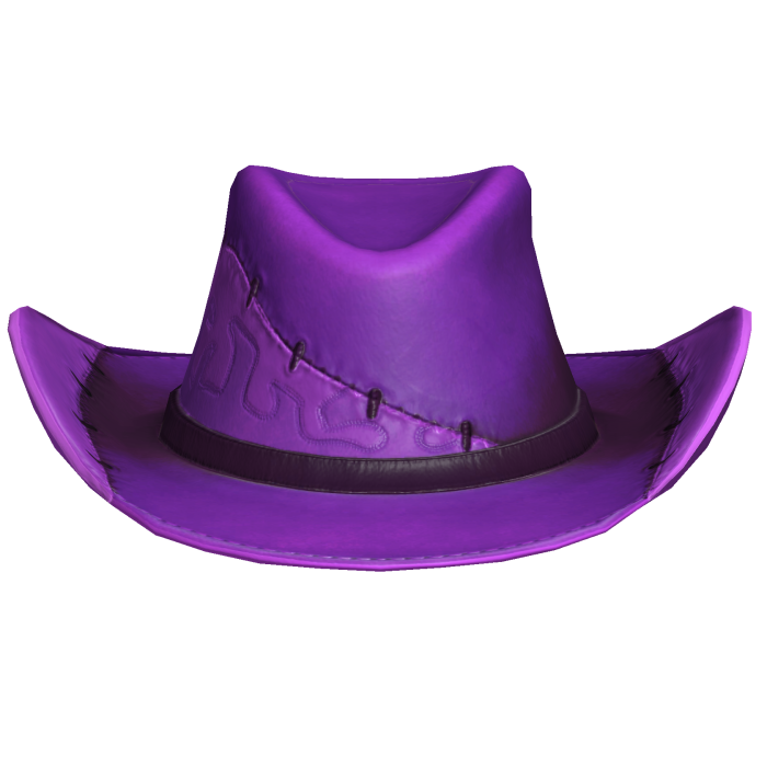 Purple Stitch Cowboy Hat
