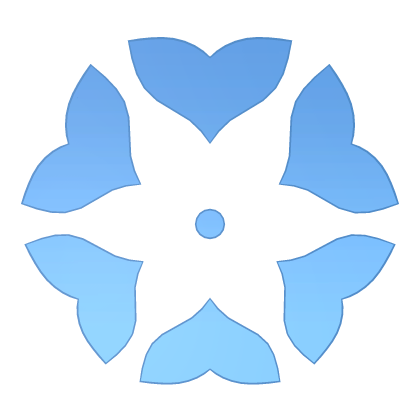 Blue Fish Tail Halo - Kotone Roblox item