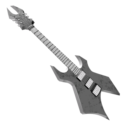 White Guitar Rock Metal 🔥 Roblox item