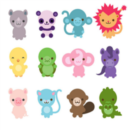 cute animals Roblox decal