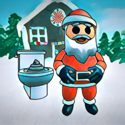 Get pooped by santa claus