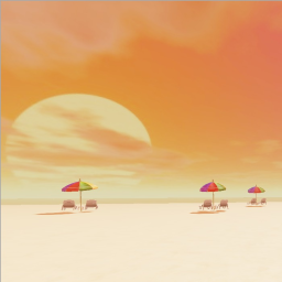 Summer beach