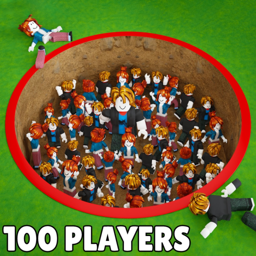 100 Players Hole Survive official Roblox game thumbnail