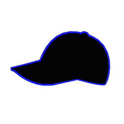 Cartoony Blue Cap Roblox item