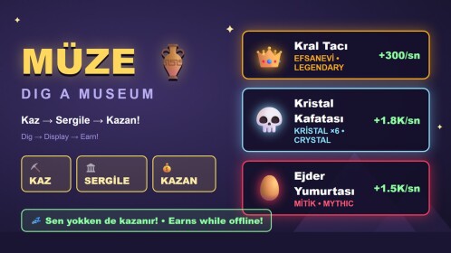 Dig It Up! ⛏️ Dig & Build Your Museum