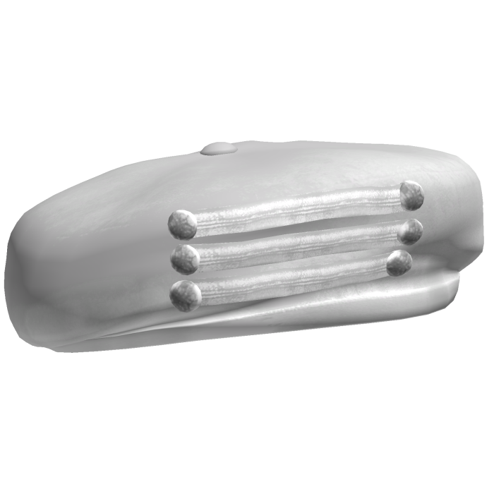 White Emo Vkei Neo Cadet Beret Hat