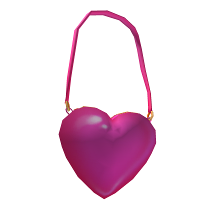 Hot Pink Heart Bag thumbnail