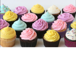 Cookie Cupcakes And Soda On The Side