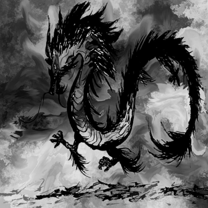 black dragon Roblox decal