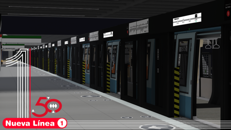 New Line 1 Santiago Metro - ROBLOX [BETA] screenshot 2