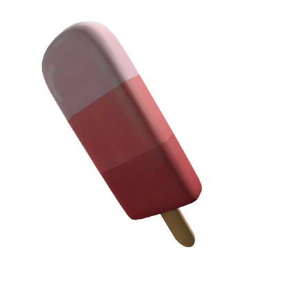 Cherry and Strawberry Popsicle Back Accessory