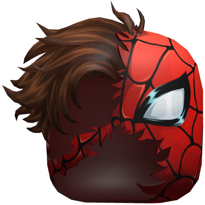 Ripped Spider Mask Hair
