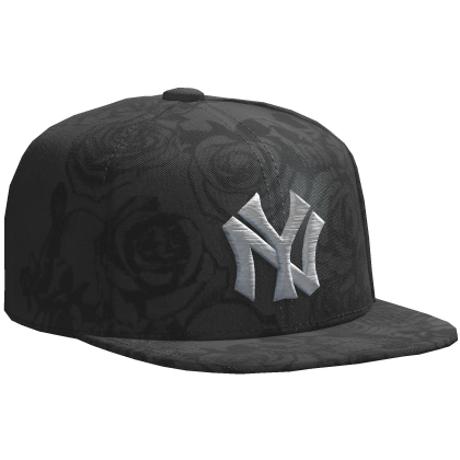 Gray Rose NY Sidewept Fitted Cap Roblox item