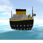 the bird riding titanic