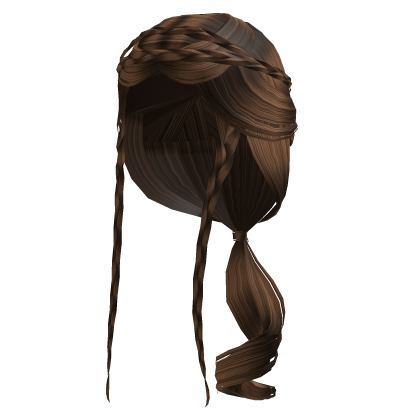 Brown Artemis Braided Princess Hair Roblox item