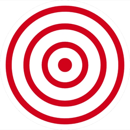 Red Target Decal